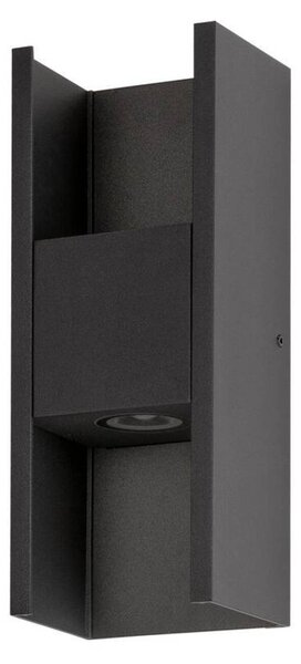 BIG WHITE SLV FLATT II nástěnné svítidlo pro povrchovou montáž, PHASE, 2700 K, 9. 5 W, černá 1010102