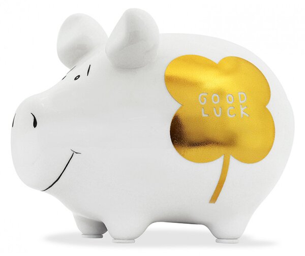 Pokladnička prasátko GOOD LUCK