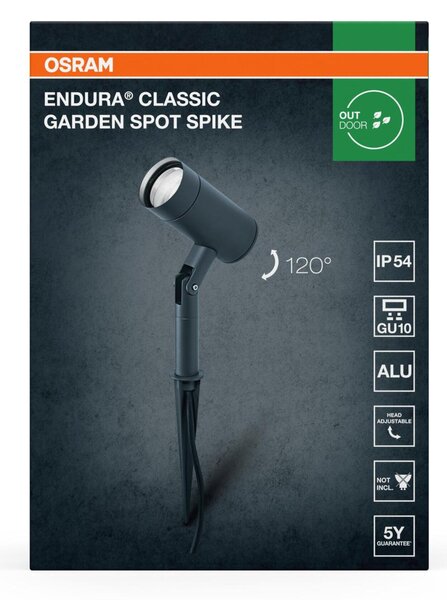 LEDVANCE zahradní svítidlo ENDURA Classic Garden Spot Spike GU10 220-240 V nastavitelné