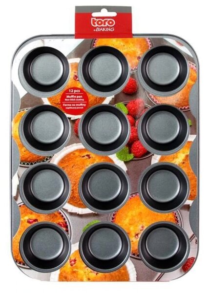 Forma na muffiny TORO černá