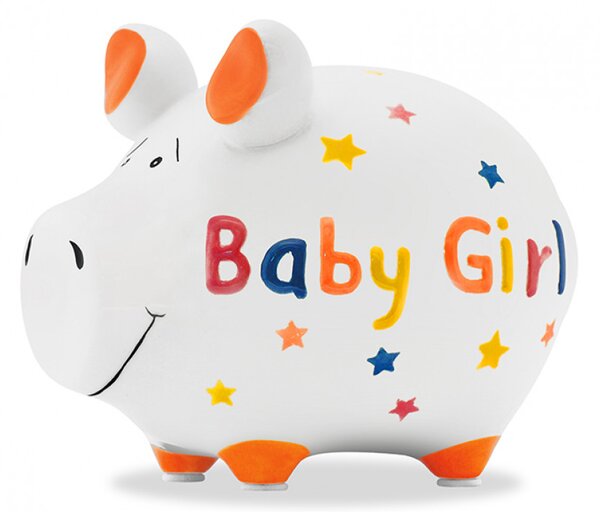 Keramická pokladnička prasátko "Baby Girl"