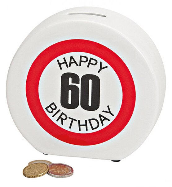 Pokladnička Happy Birthday 60