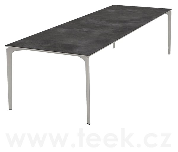 Fast Jídelní stůl Allsize, Fast, obdélníkový 300x100x74 cm, rám hliník barva dle vzorníku, deska keramika kat. R1 barva dle vzorníku