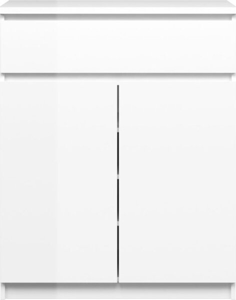 Tvilum Komoda Simplicitous 234 80 cm bílý lesk