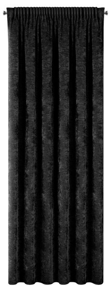 ZATEMŇOVACÍ ZÁVĚS NA PÁSCE NESKA 140X270 CM ČERNÝ