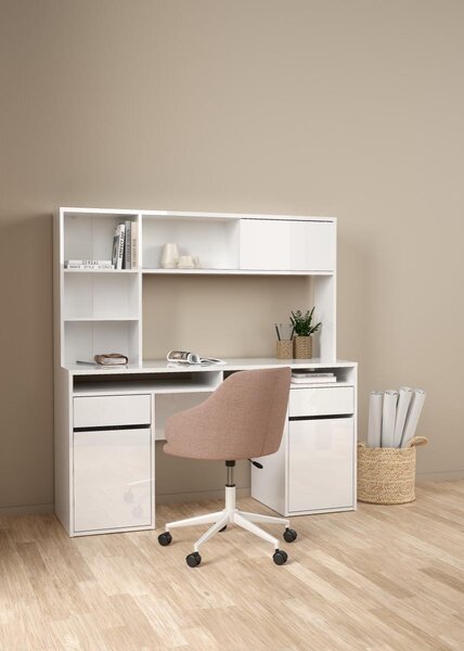 Tvilum Psací stůl Felixa 481/02 149 cm bílý lesk