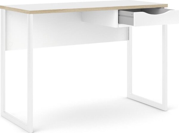 Tvilum Psací stůl Felixa 513 110 cm hickory Jackson/bílý