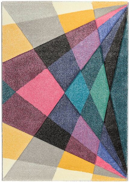 Breno Kusový koberec Vegas home pastel 30/SKS – geometrický vzor, 80x150 cm