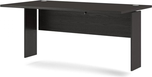 Tvilum Psací stůl Officer 80400/71 150 cm černý/stříbrný