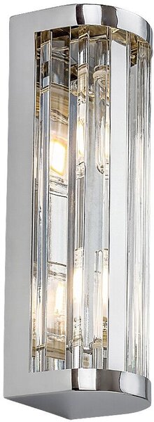 Rabalux Sybil nástěnné svítidlo 2x28 W chrom-průhledná 75035