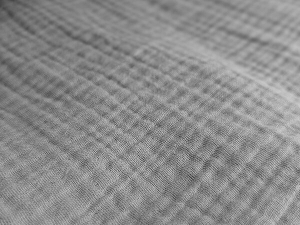 Nelly Mušelínový ručník - Šedý 45x100 cm