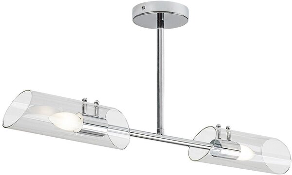 Rabalux Teodoro stropní světlo 2x12 W chrom-průhledná 75030
