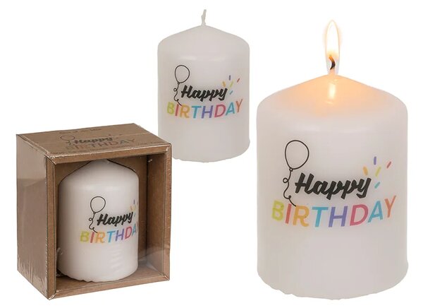 Bílá svíčka, Happy Birthday