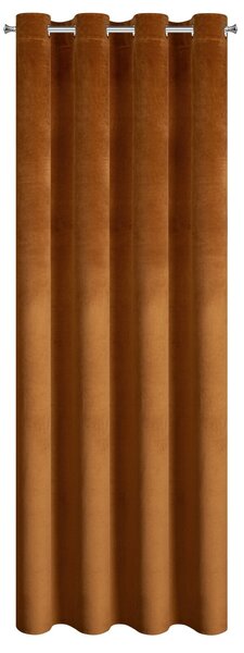 ZATEMŇOVACÍ ZÁVĚS NA KROUŽCÍCH MELANIE 140X250 CM REZAVÝ