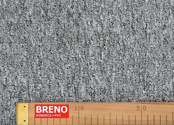 Breno Metrážový koberec ZORBA 90 šedý, šíře 400 cm