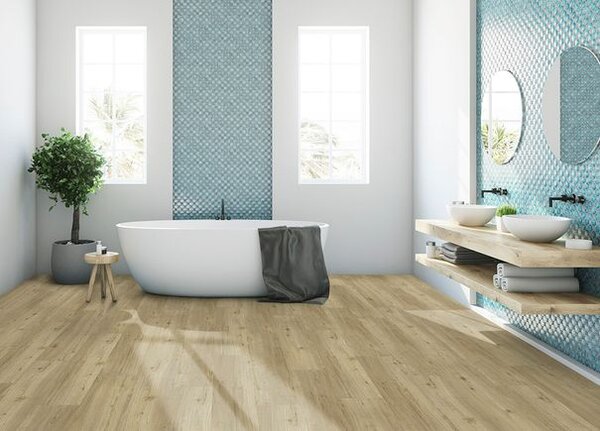 Breno Vinylová podlaha SENSO 55 RIGID ACOUSTIC CLICK 953 Columbia Taupe béžové dřevo