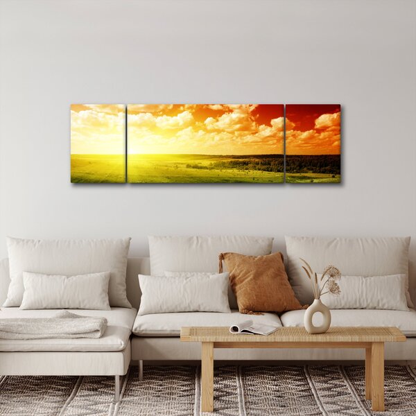 Obraz letní louky (170x50 cm)