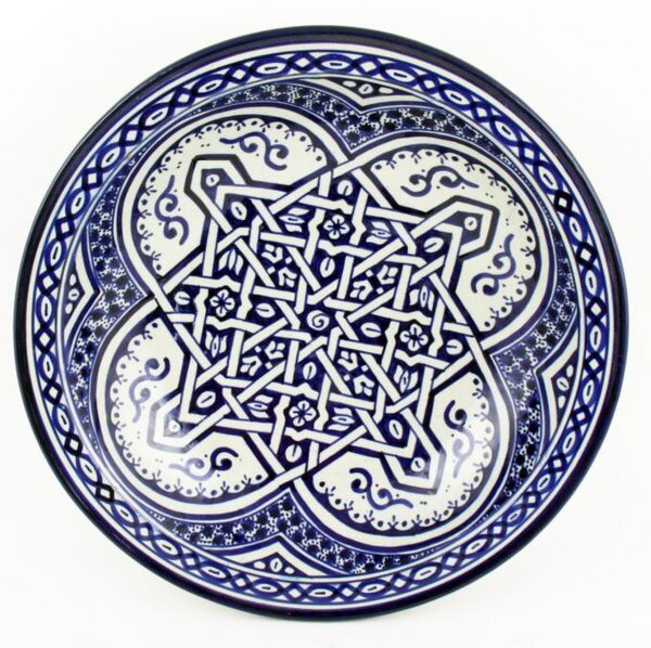 Arabská keramická mísa z Maroka F011