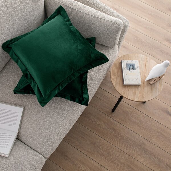 Restilo Povlaky na polštáře AmeliaHome Velvet Side tmavě zelené, velikost 45x45