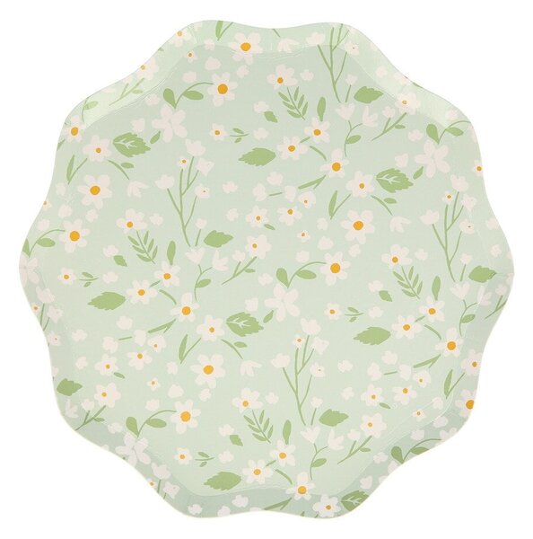 Papírový talíř Ditsy Floral – set 12 ks