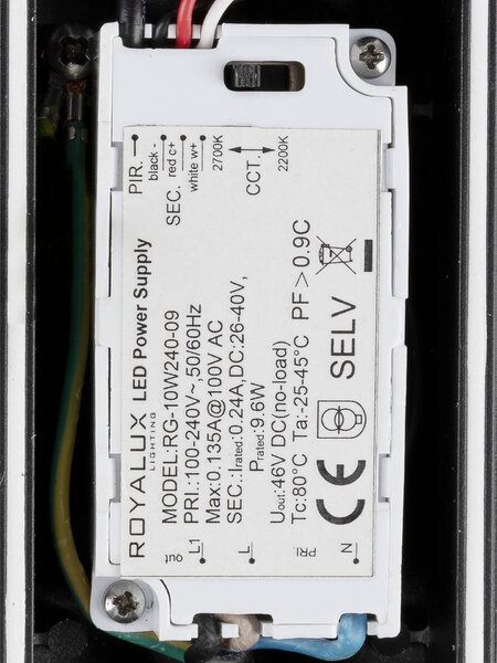BIG WHITE SLV TAHA II 70 volně stojící svítidlo, PHASE, 2200/2700 K, IP65, válcové, černé 1010198