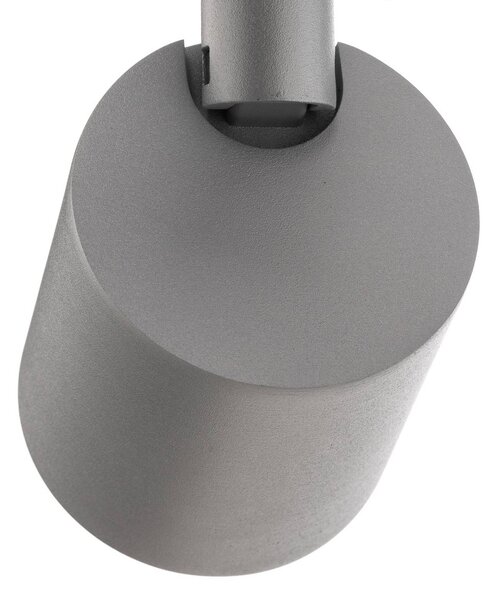 Ivela LED kolejnicový reflektor Perfetto Puro, 3fázový stříbrný 930, Hliník / šedá / zinek, Chodba, Hliník, Moderní