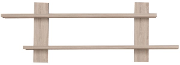 CEZAR s | závěsná police 24 | 120 cm | sonoma