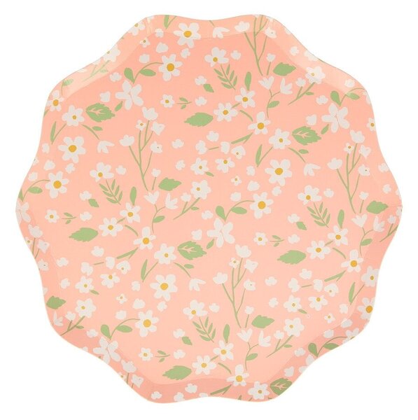 Papírový talíř Ditsy Floral – set 12 ks