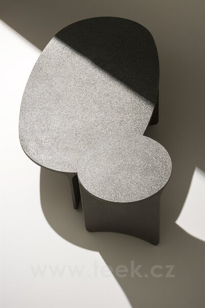 Roda Betonový konferenční stolek Aspic, Roda, oválný 150x80x33 cm