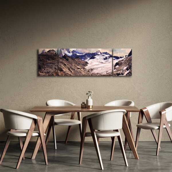 Obraz horského jezera (170x50 cm)