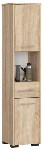 Ak furniture Koupelnová skříňka Fin II 30 cm dub sonoma