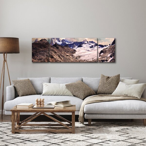 Obraz horského jezera (170x50 cm)