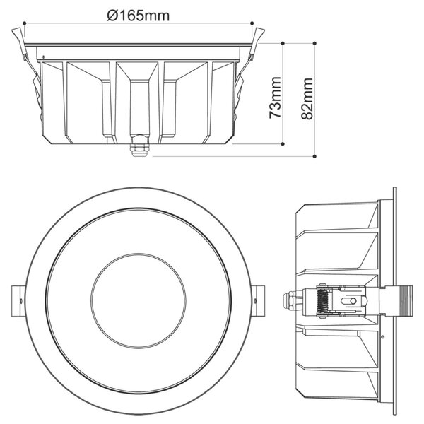 BIG WHITE SLV DOWNLIGHT P 165 30 WM 840 60 ML WH IP54 1010766