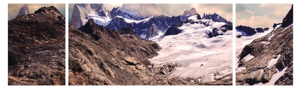 Obraz horského jezera (170x50 cm)