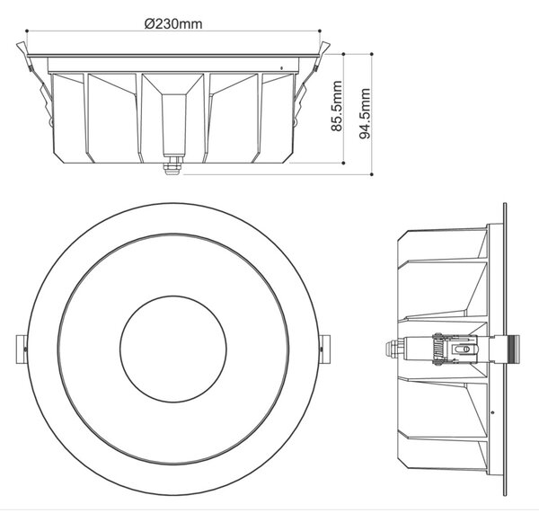 BIG WHITE SLV DOWNLIGHT P 230 40 WM 840 60 ML WH IP54 1010770