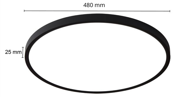 Light Prestige California nástěnné svítidlo 1x40 W černá LP-2505/1C-48 BK