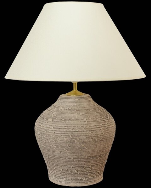 Keramická lampa N417, 50cm - Lampa se stínidlem-stříbrné doplňky