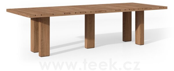 Tribu Teakový jídelní stůl Suro, Tribu, obdélníkový 490x110x75,5 cm