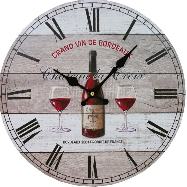 Nástěnné hodiny Bordeaux Ø 34 cm1990967