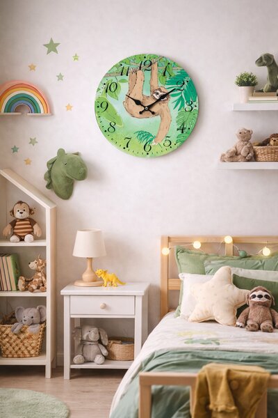 Nástěnné hodiny Lenochod Ø 34 cm 2000041
