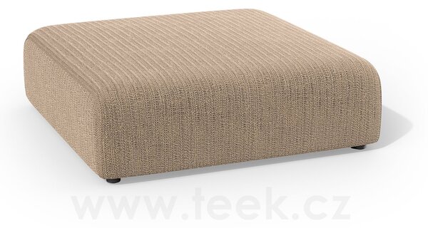 Tribu Venkovní pouf Mai, Tribu, čtvercový 100x100x36,7 cm, výplet barva hemp
