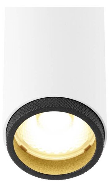BIG WHITE SLV GRIP! S Stropní vestavné svítidlo, PHASE, 3000 K, 29°, IP20, válcové, bílá / černá 1009053