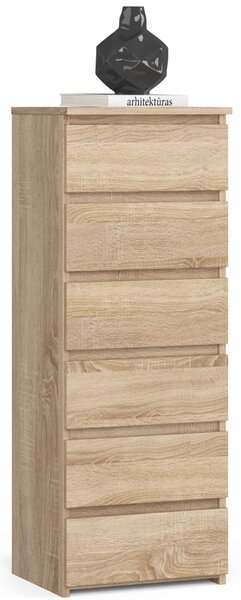 Ak furniture Komoda CL6 40 cm dub sonoma