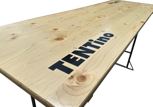 TENTino Skládací barový stůl 220x70 cm (výška 110 cm) Barva stolu: SVĚTLÝ