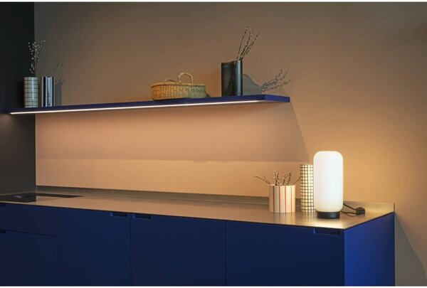 BIG WHITE SLV PANTILO SLIM stolní lampa, válcová, 1 x max. 15 W E27, bílá 1010348