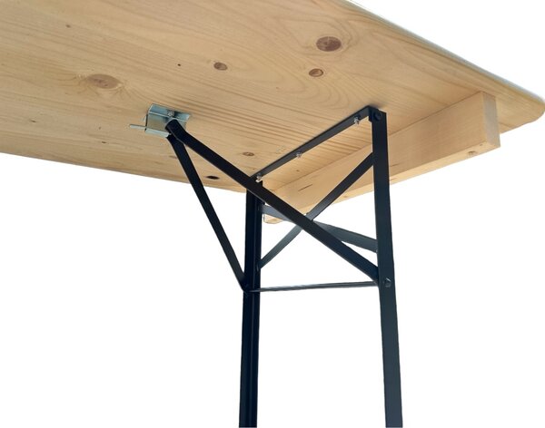 TENTino Skládací barový stůl 220x70 cm (výška 110 cm) Barva stolu: SVĚTLÝ
