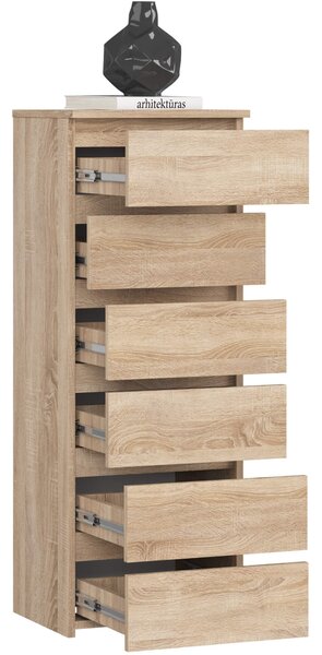 Ak furniture Komoda CL6 40 cm dub sonoma