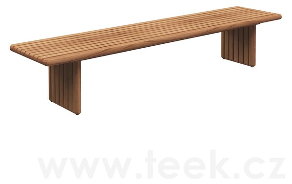 Gloster Teakový nízký stůl Deck, Gloster, obdélníkový 223x52x42 cm