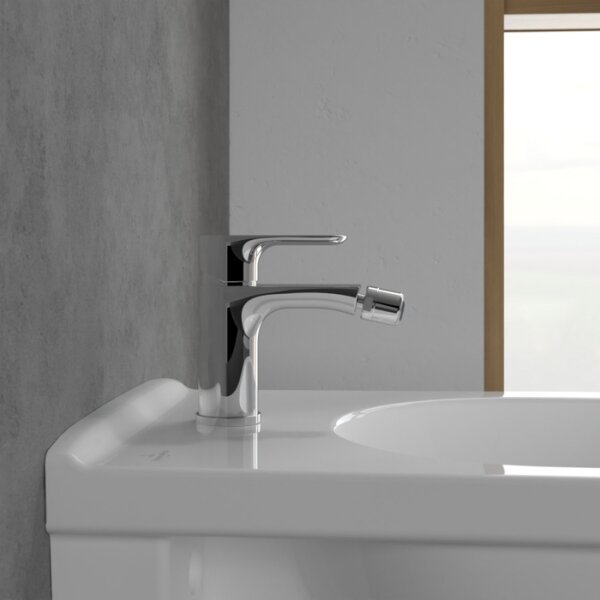 Villeroy & Boch TVB10420111061 - Bidetová baterie + výpusť O.NOVO lesklý chrom