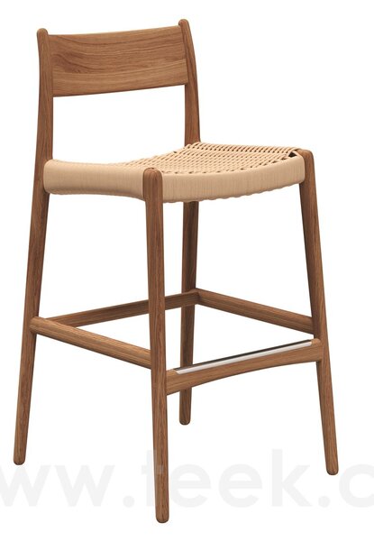 Gloster Barová židle Lima, Gloster, 54x55x102 cm, teak, bez sedáku